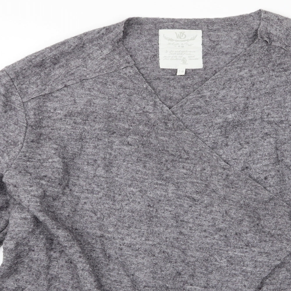 Preworn Womens Grey   Cardigan Jumper Size 14