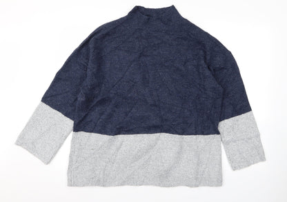 M&Co Womens Blue   Pullover Jumper Size 14