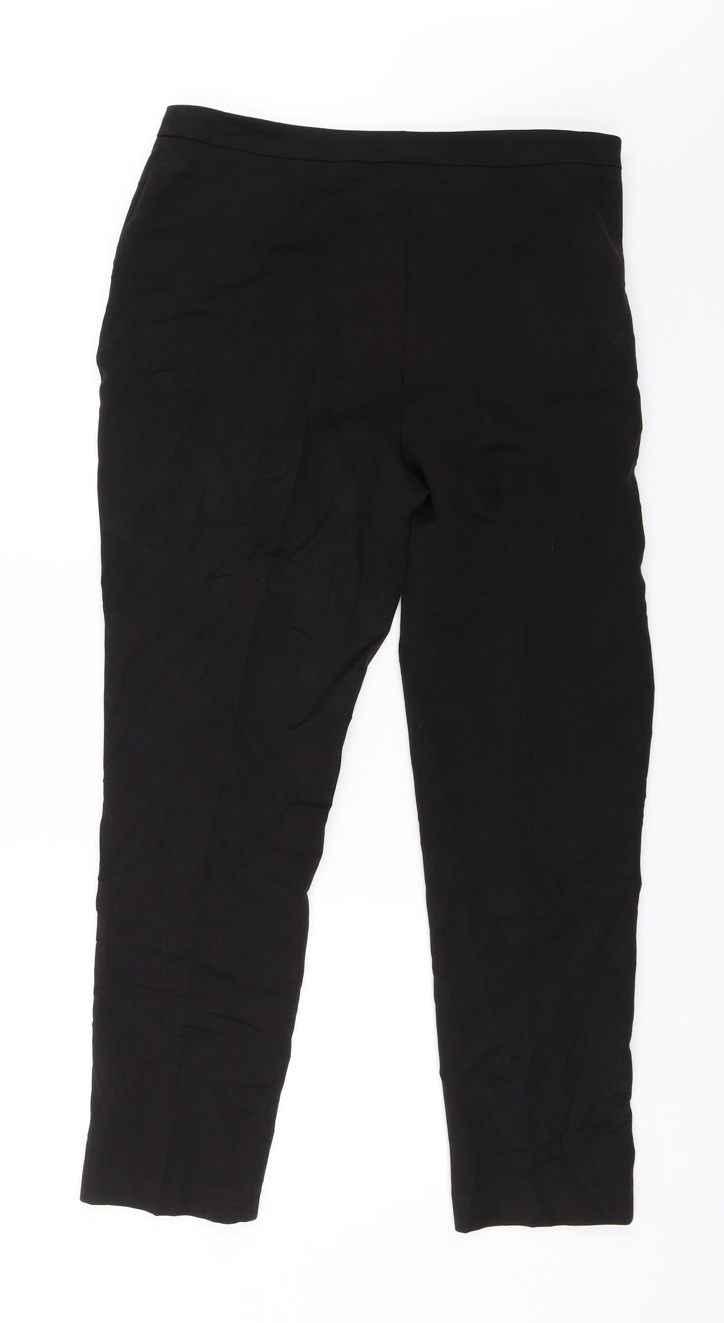 F&F Womens Black   Dress Pants Trousers Size 14 L26 in