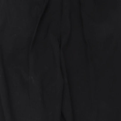 Womens UK Size 16 BHS Regular Fit Dress Pants Black Trousers