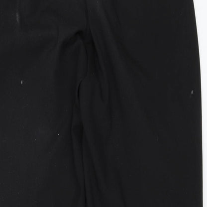 Womens UK Size 16 BHS Regular Fit Dress Pants Black Trousers