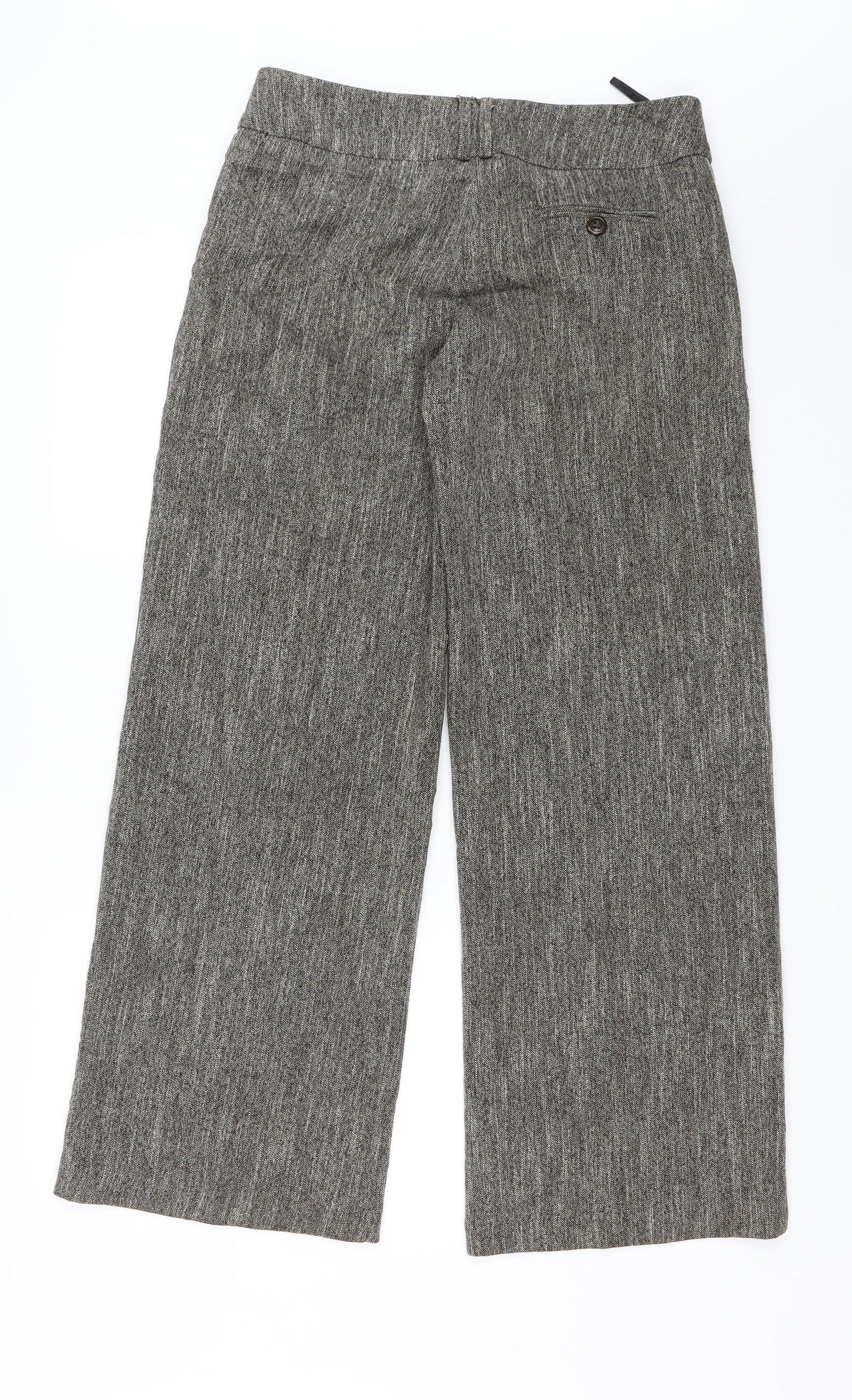 Womens UK Size 12 Atmosphere Regular Fit Dress Pants Brown Trousers