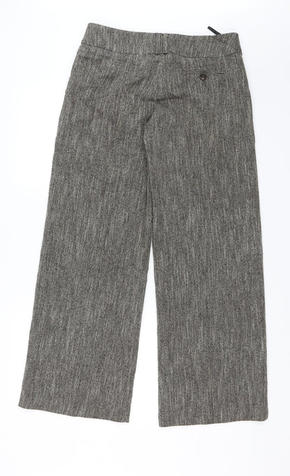 Womens UK Size 12 Atmosphere Regular Fit Dress Pants Brown Trousers