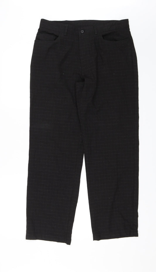 Debenhams Mens Black   Dress Pants Trousers Size 34 in L27 in