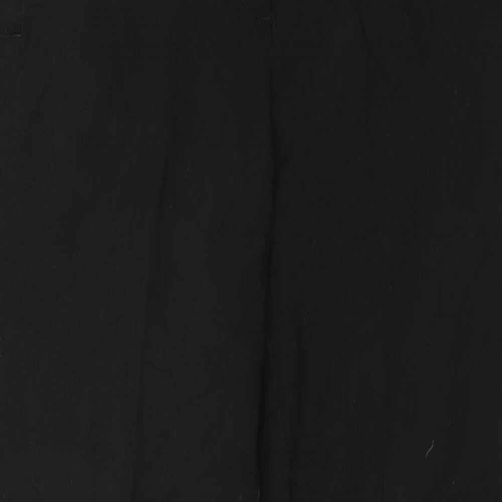 M&S Womens Black   Dress Pants Trousers Size 12 L25 in