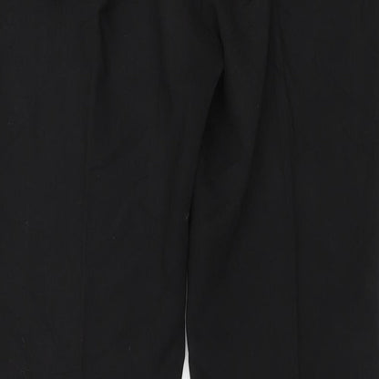 M&S Womens Black   Dress Pants Trousers Size 12 L25 in