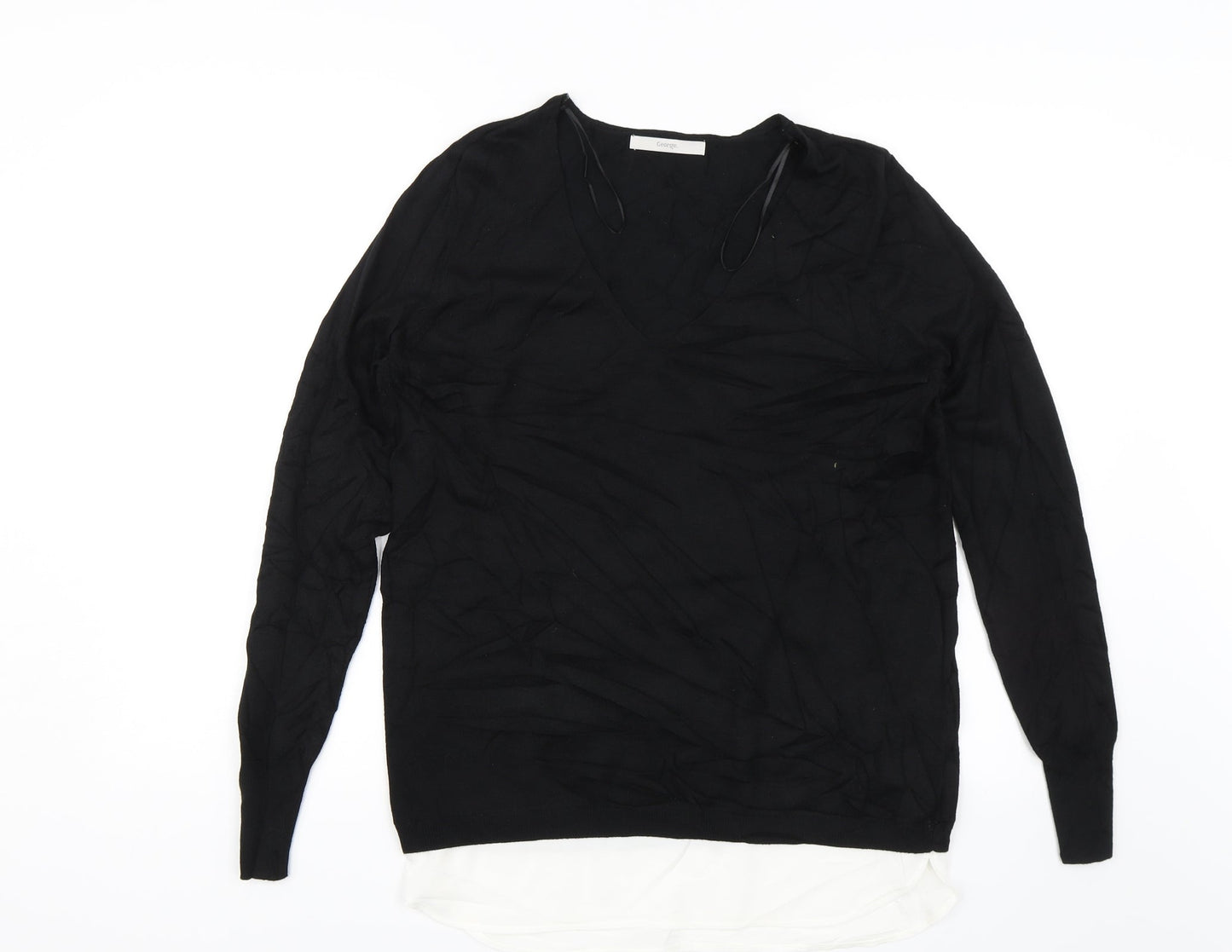 George Womens Black   Pullover Jumper Size 10