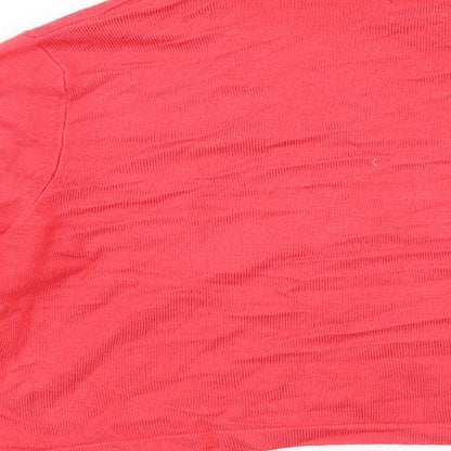 Debenhams Womens Red   Shrug Jumper Size 14