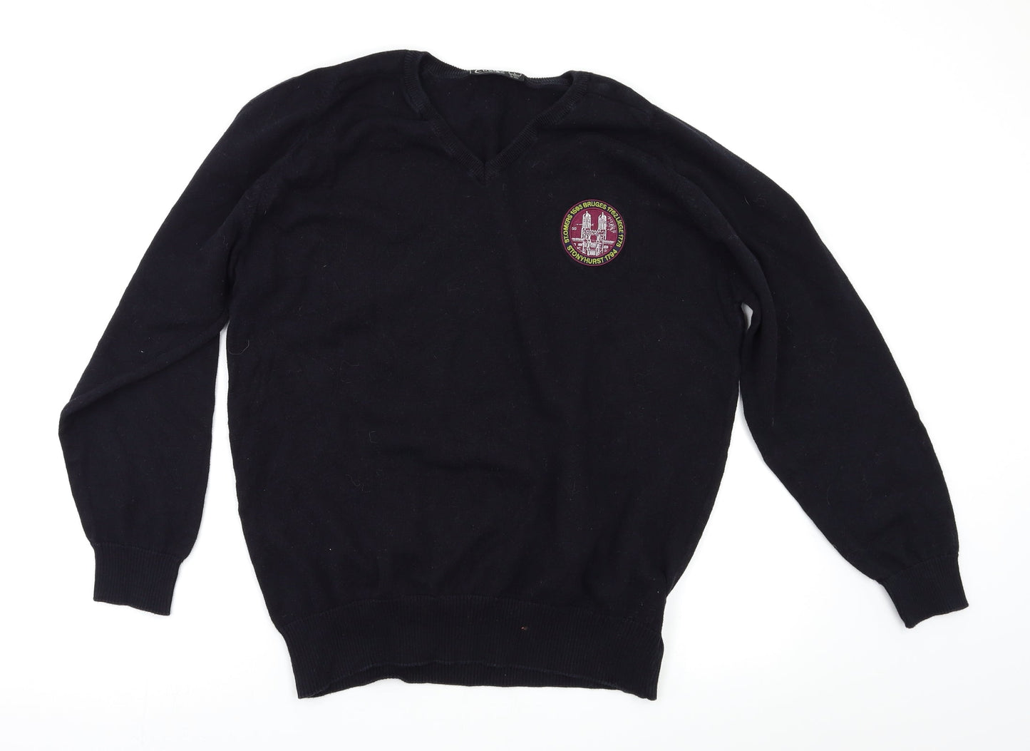 Ctrue Mens Black   Pullover Jumper Size L