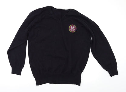 Ctrue Mens Black   Pullover Jumper Size L
