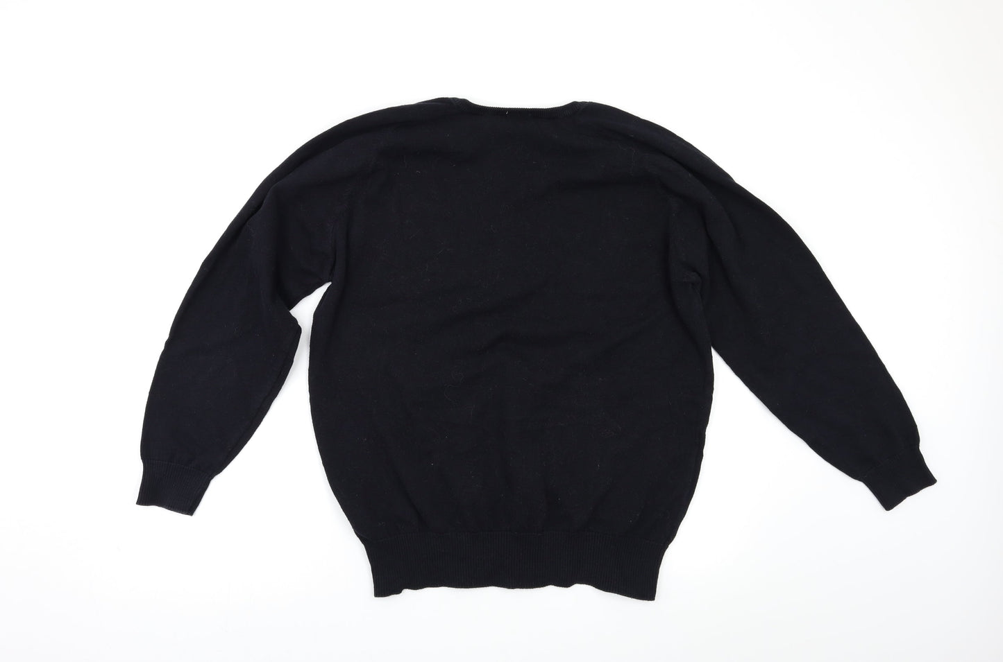 Ctrue Mens Black   Pullover Jumper Size L