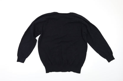 Ctrue Mens Black   Pullover Jumper Size L
