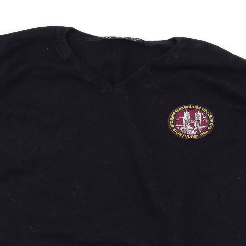 Ctrue Mens Black   Pullover Jumper Size L