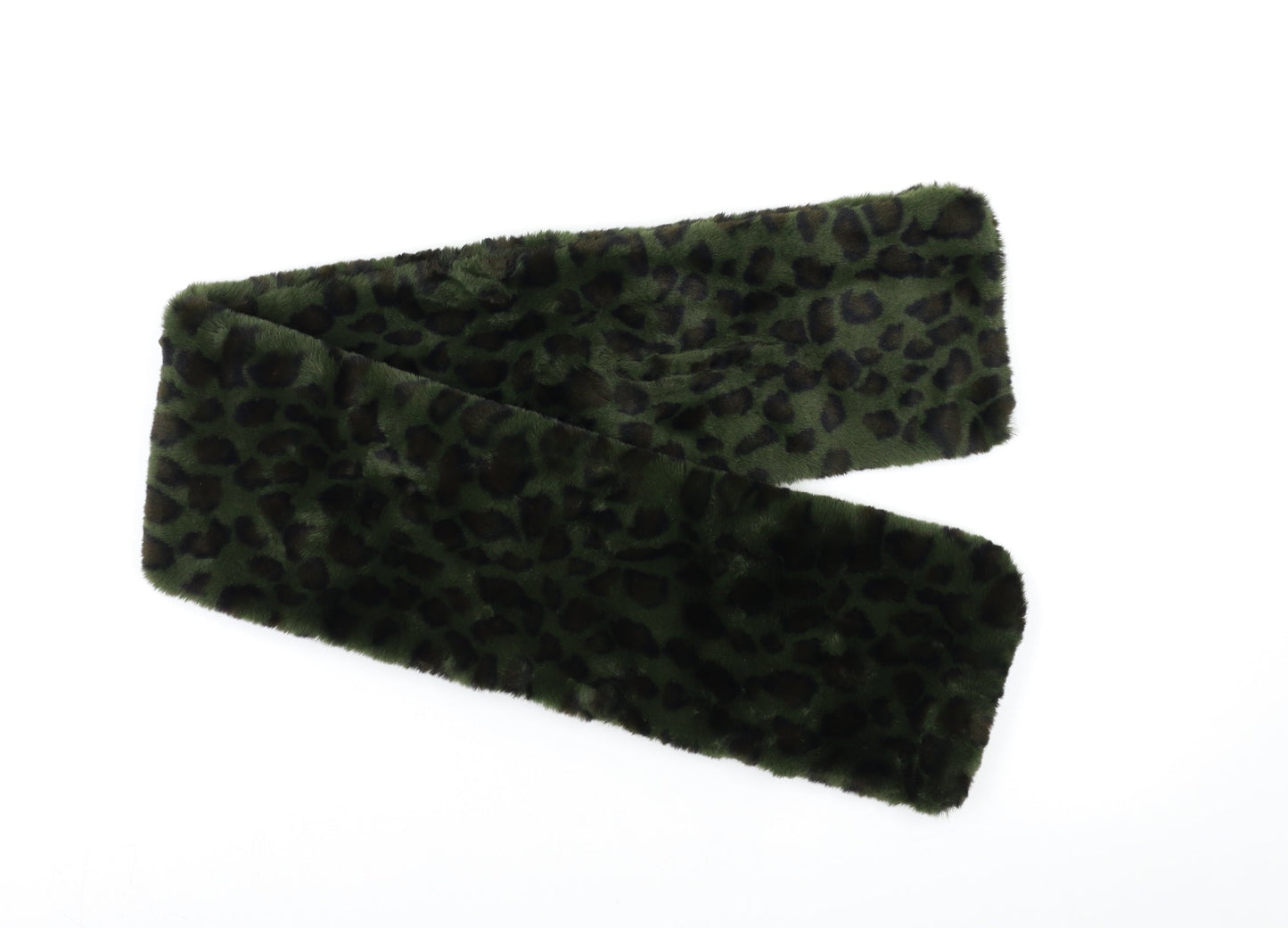 Preworn Womens Green Animal Print   Shawl/Wrap