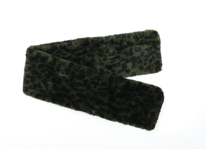 Preworn Womens Green Animal Print   Shawl/Wrap