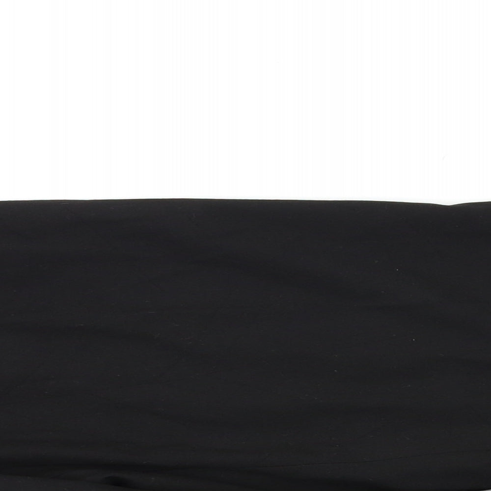 Womens UK Size 14 Preworn Regular Fit Dress Pants Black Trousers