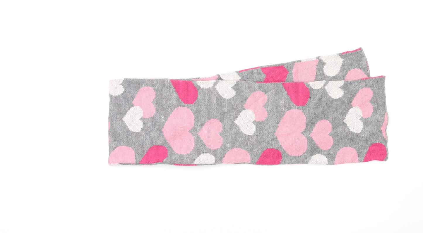 Preworn Girls Pink Geometric  Scarf Scarves & Wraps Size Regular