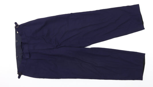 Preworn Womens Blue   Dress Pants Trousers Size M L26 in