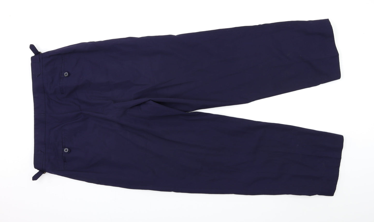 Preworn Womens Blue   Dress Pants Trousers Size M L26 in