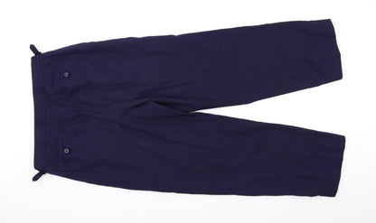 Preworn Womens Blue   Dress Pants Trousers Size M L26 in