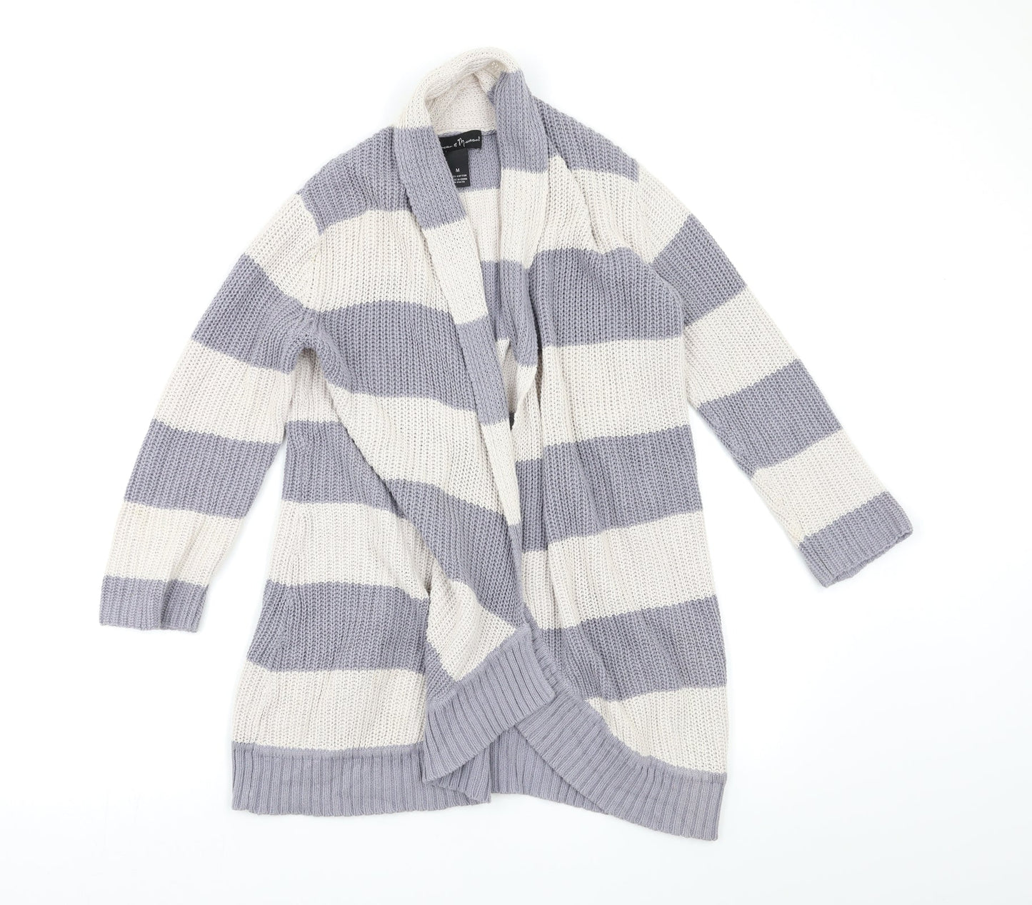 Marcel & madison Womens Multicoloured Striped  Cardigan Jumper Size M