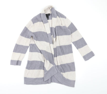 Marcel & madison Womens Multicoloured Striped  Cardigan Jumper Size M