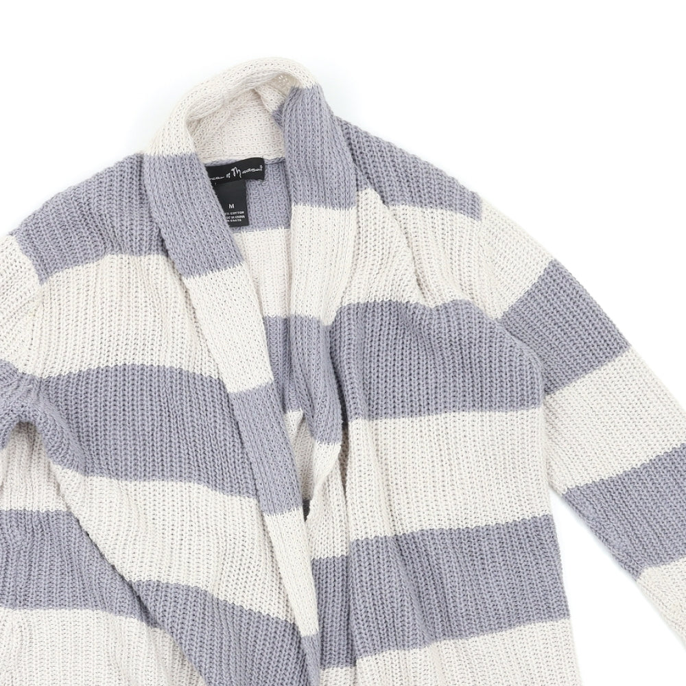 Marcel & madison Womens Multicoloured Striped  Cardigan Jumper Size M