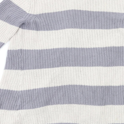 Marcel & madison Womens Multicoloured Striped  Cardigan Jumper Size M