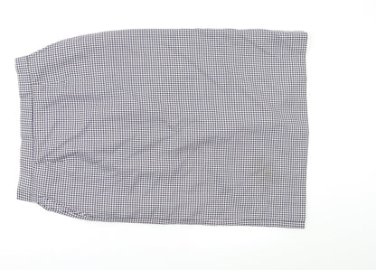 Gorray Womens Multicoloured Check  Straight & Pencil Skirt Size M
