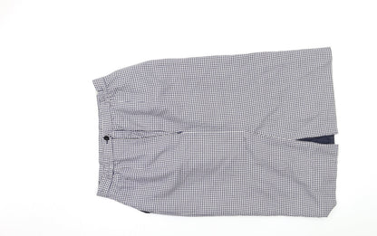Gorray Womens Multicoloured Check  Straight & Pencil Skirt Size M