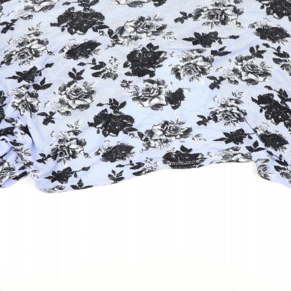 H&M Womens Multicoloured Floral  Shrug Jumper Size L