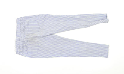 Primark Girls Blue Striped  Skinny Jeans Size 11-12 Years