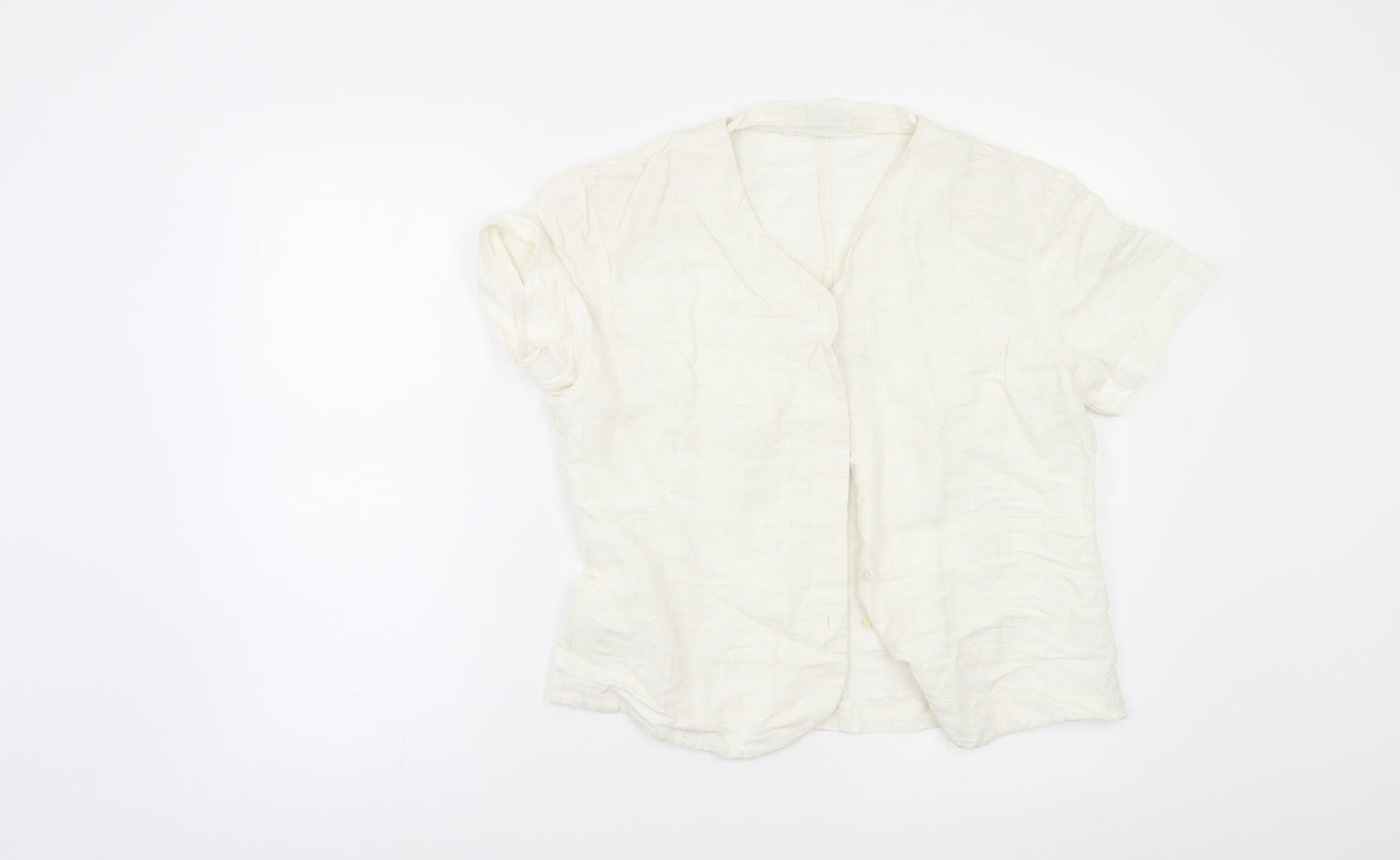 Womens UK Size 38 Verse White Basic Blouse