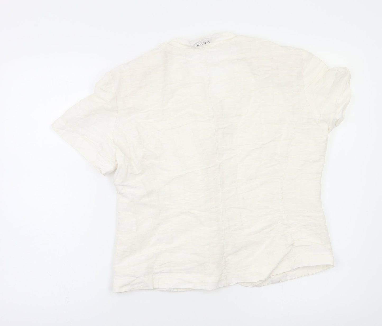 Womens UK Size 38 Verse White Basic Blouse