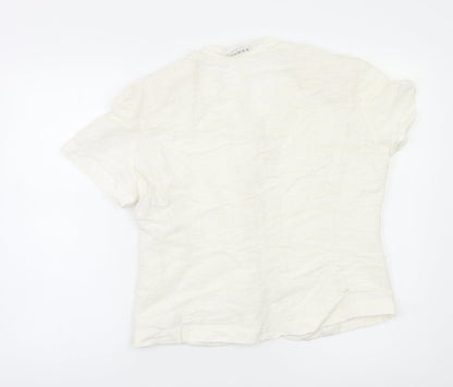 Womens UK Size 38 Verse White Basic Blouse
