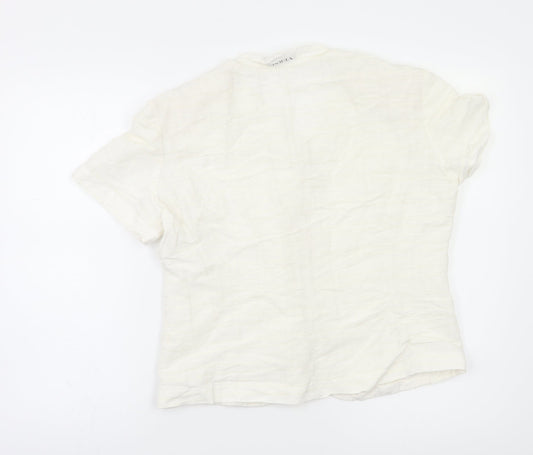 Womens UK Size 38 Verse White Basic Blouse