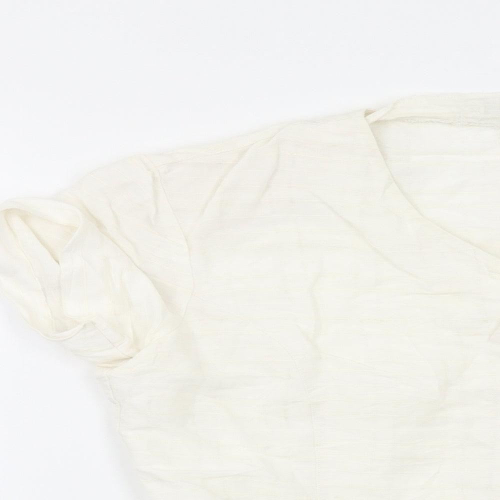 Womens UK Size 38 Verse White Basic Blouse