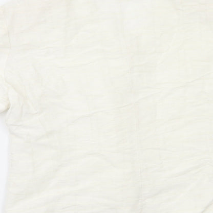 Womens UK Size 38 Verse White Basic Blouse