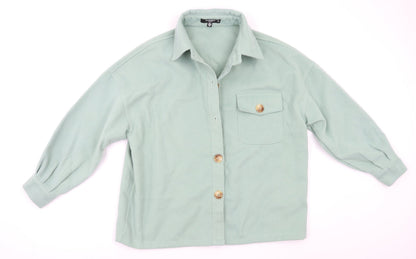 Womens UK Size 8 Missguided Green Jacket