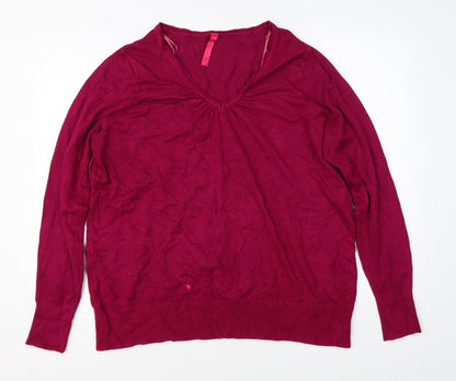 Preworn Womens Pink   Pullover Jumper Size 20