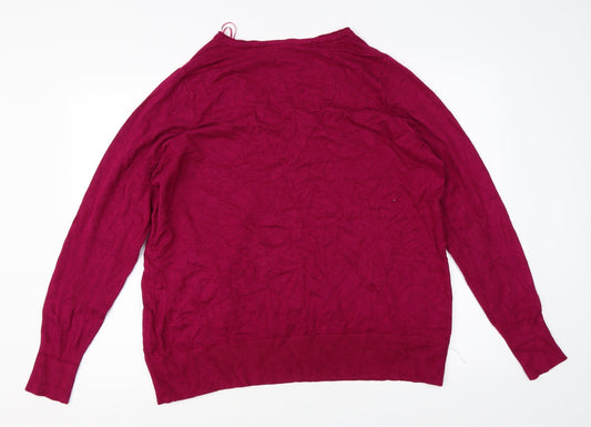 Preworn Womens Pink   Pullover Jumper Size 20