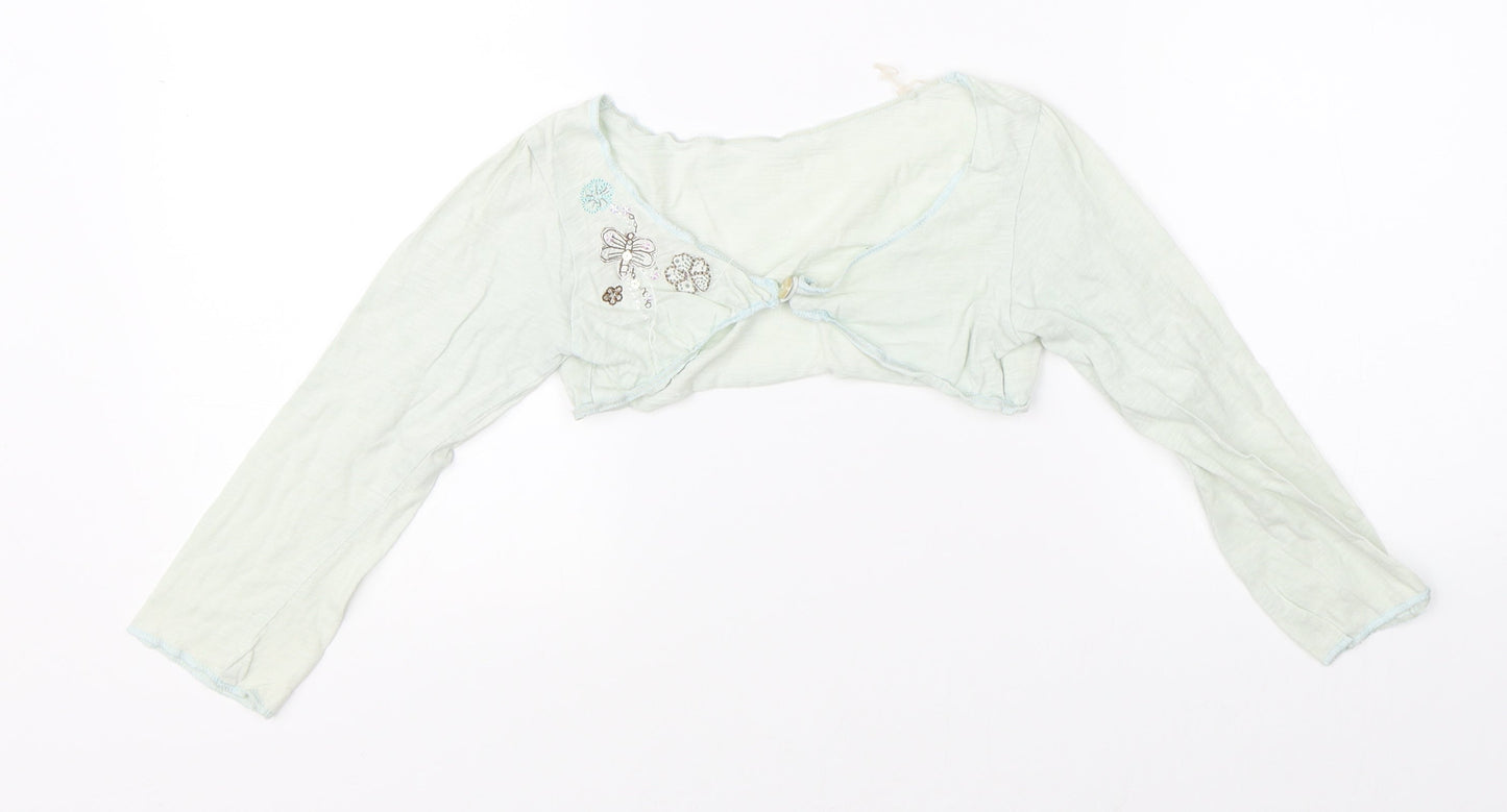 NEXT Girls Green   Shrug Jumper Size 2-3 Years