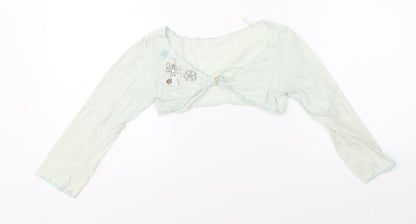 NEXT Girls Green   Shrug Jumper Size 2-3 Years