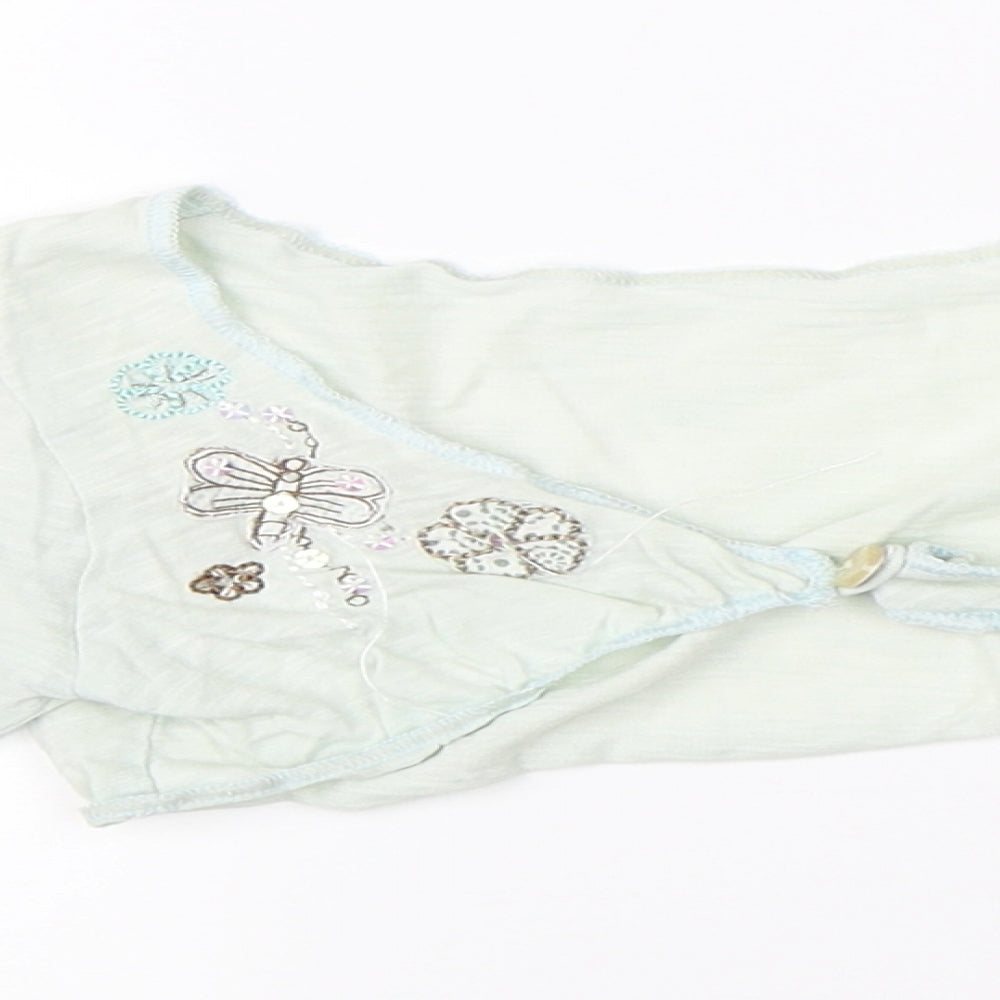 NEXT Girls Green   Shrug Jumper Size 2-3 Years