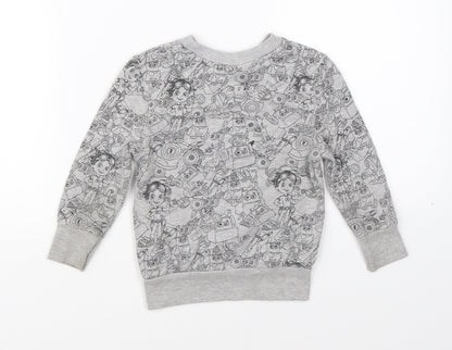 George Baby Grey   Pullover Jumper Size 12-18 Months  - Nickelodeon Rusty Rivets