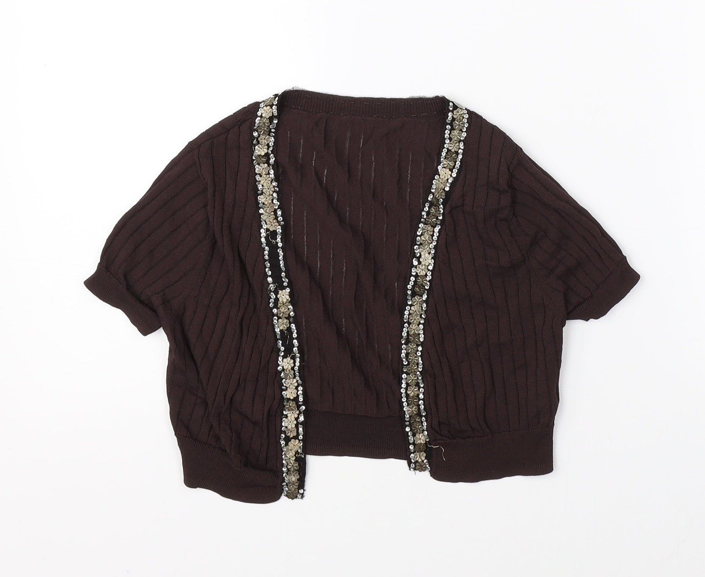 Clanline Girls Brown   Cape Jumper Size 12-13 Years