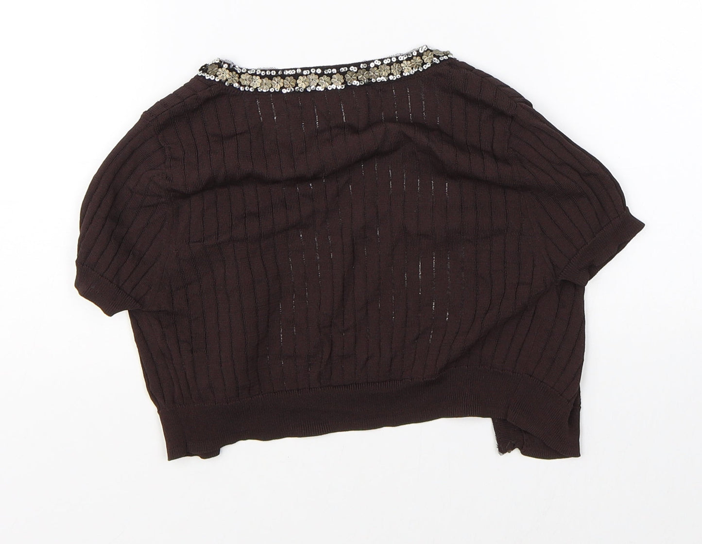 Clanline Girls Brown   Cape Jumper Size 12-13 Years