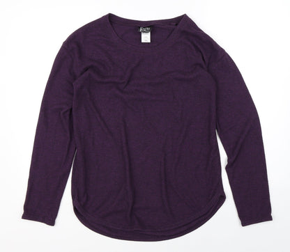 Felina Womens Purple   Pullover Jumper Size S