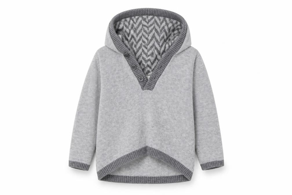 Front view of Angel Dear boys’ green jumper, size 9-12, months