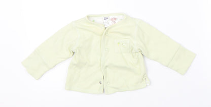 Additional front view of Gap girls’ green jumper, size 0-3, months